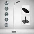Produktbild: B.k.licht - Stehlampe - 6,5w, 600lm, Led, Dimmbar, Schwenkbar, Touch, Cct, Schwarz
