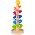 Produktbild: Goki Murmelbahn 53832, Murmelspiel Klangpagode, ab 3 Jahre, aus Holz, 3 Kugeln, 4 Bauteile