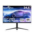 Produktbild: Smart Tech Gaming Monitor 25 Zoll, Full HD-Auflösung(1920x1080), Monitor 240Hz, USB-C 65W, Mit Zwei Lautsprechern, 1ms MPRT, FreeSync, Type-C, Höhenverstellbar, Drehbarer, HDMI DP, Schwarz