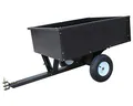 Produktbild: SECURA Anhänger kippbar 180KG Kapazität kompatibel mit Husqvarna Rasentraktor