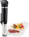 Produktbild: Klarstein Quickstick- Sous-Vide Garer, Präzisionskochtopf, Schongarer, 1300 Watt, Timerfunktion, 3D Circulating, 0-95 °C, LCD Touch-Display, wasserdicht, bis 20 Liter, flex schwarz