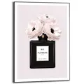 Produktbild: REINDERS Gerahmtes Bild, Beauty Bottle No5, Schlafzimmer, Poster, Wanddeko, Room Decor, MDF, Rosa, 70x50cm