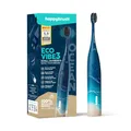 Produktbild: happybrush [Testsieger*] Elektrische Schallzahnbürste Eco VIBE 3 - Nachhaltige Zahnbürste mit 6 Wochen Power-Akku inkl. 1 Aufsteckbürste - Ocean Einzelpack