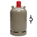 Produktbild: 11 kg Gasflasche Camping Gasgrill Caravan Propangasflasche Heizer grau