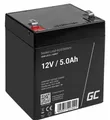 Produktbild: Green Cell AGM27 Bleiakku 12V 5Ah Blei-Vlies (AGM) (B x H x T) 90 x 107 x 70mm Flachstecker 6.35mm Zyklenfest, Wartungsfrei