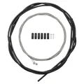Produktbild: Schwarzes Shimano Road-Schaltwerk (2 Kabel + 1 Hülle + Endkappen)
