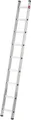 Produktbild: Hailo ProfiStep uno 7109-007 Aluminium Anlegeleiter Arbeitshöhe (max.): 3.5m Silber 4.2kg