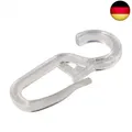 Produktbild: 100 Überklipshaken 10mm glasklar - Faltenlegehaken für Gardinenringe