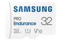 Produktbild: Samsung PRO Endurance microSD-Karte + SD-Adapter, 32 GB, Für Videoüberwachungssysteme, Dashcams und Bodycams,UHS-I U3, Full HD & 4K UHD, 100 MB/s Lesen, 40 MB/s Schreiben, MB-MJ32KA/EU