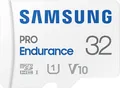 Produktbild: Samsung PRO Endurance Microsd-Karte + Sd-Adapter, 32 GB, Für Videoüberwachungssy