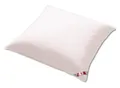 Produktbild: KÜNSEMÜLLER Daunenkissen 3-Kammer Kopfkissen Canada, 80x80 cm, waschbar 60 °C, Füllung: Außen: 90% Daunen, 10% Federn, Innen: 100% Federn, Bezug: 100% Baumwolle, Seitenschläfer, Rückenschläfer, Bauchschläfer, Außen soft, Innen gute Stützwirkung
