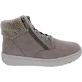 Produktbild: OrthoFeet Stiefelette Elin Taupe aus wasserabweisendem Glattleder mit Warmfutter 39 1/2 - Taupe - 39,5