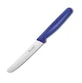 Produktbild: Victorinox Tafelmesser Wellenschliff scharfe Präzision 11cm blauer Griff