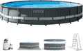 Produktbild: INTEX 26334GN Frame Pool Set Ultra XTR (610x122cm) inkl. Filterpumpe Abdeckplane Leiter Bodenplane