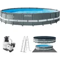 Produktbild: Intex - Frame Pool 610 x 132 cm Komplettset Rundpool mit Zubehör