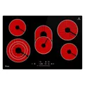 Produktbild: KKT KOLBE Glaskeramik Kochfeld 80 cm | Autark | 8,7 kW | 5 Zonen | 9 Stufen | Bräterzone | Dreifachzone | Rahmenlos | Timer | Restwärmeanzeige | Rahmenlos | CH7705RL