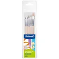 Produktbild: PELIKAN Pinsel Starter-Set natur 5-teilig 3x Haarpinsel 2x Borstenpinsel