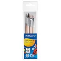Produktbild: Pelikan Pinsel Starterset 5 Stück Haarpinsel Borstenpinsel Schulpinsel Malpinsel