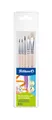 Produktbild: Pelikan Pinsel Starter-Set, 3 Haar- und 2 Borstenpinseln