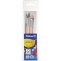 Produktbild: 5er Multipack Pelikan 718163 Wasser- Ölfarbenpinsel 5teilig Pinselgröße: 2, 4,