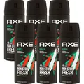 Produktbild: Axe Africa 6 x 150 ml Deodorant Deospray Deo Spray Set neues Design