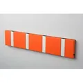 Produktbild: LoCa Knax 4 Wandgarderobe orange, Haken grau