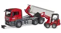 Produktbild: BRUDER - MAN TGS 6x2 mit abnehmbarem Container und Lader SCHAFFER 2630 - 1/16...