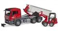 Produktbild: BRUDER, MAN TGS 6x2 mit abnehmbarem Container und Lader SCHAFFER 2630, 1/16, ...
