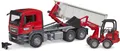 Produktbild: Bruder LKW MAN TGS LKW mit Abrollcontainer+Schäffer Hoflader 2630 03767