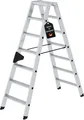 Produktbild: Stufen-Stehleiter beidseitig begehbar 2x7 Stufen