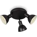 Produktbild: Briloner - Deckenleuchte Spotleuchte vintage schwenkbar 3xE14 25W schwarz Ø19cm
