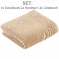Produktbild: Vossen Vienna Style tibet Set: 1x Duschtuch 2x Handtuch 3x Gästetuch