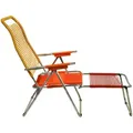 Produktbild: Fiam Garten-Relaxsessel Spaghetti, Gelb, Orange, Rot, Alu, Metall, Kunststoff, 60x110x48 cm, Typenauswahl, klappbar, inklusive Armlehnen, Gartenmöbel, Gartenstühle