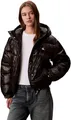 Produktbild: Calvin Klein Damen Pufferjacke Shine mit Kapuze, Schwarz (Black), L