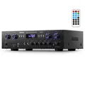 Produktbild: Donner MAMP5 Bluetooth HiFi-Verstärker-Receiver 4-Kanal Audio Amp 440W Empfänger