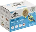 Produktbild: Dehner Natura Premium Meisenknödel mit Netz, ganzjähriges Wildvogelfutter proteinreich / energiereich, Vogelfutter für Wildvögel, 30 Stück je 90 g (2.7 kg), Karton aus FSC®-er Produktion