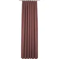 Produktbild: Adam Vorhang Uni Collection light (1 St), Kräuselband, blickdicht, aus 100% Bio-Baumwolle rot 145 cm x 225 cm