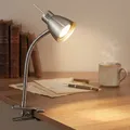 Produktbild: LED Tischlampe Klemmlampe Wohnzimmerlampe Lese Beleuchtung FLEXO Strahler silber