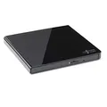 Produktbild: Hitachi-LG GP57 Externer Portabler Super-Multi DVD-Brenner, Ultra Slim, USB 2.0, DVD+/-RW, CD-RW, DVD-ROM/RAM kompatibel, TV-Anschluss, Windows 10 & Mac OS kompatibel, Schwarz