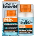 Produktbild: L'Oréal Men Expert kühlende Anti-Glanz Gesichtspflege für Männer, Mattierendes und erfrischendes Gel 24H Anti-Müdigkeit, Gesichtscreme für Herren mit Meeresquellwasser, Hydra Energy, 1 x 50 ml