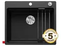 Produktbild: Blanco Etagon 6-F Schwarz - 527 674 Granitspüle Unterbauspüle Flächenbündig
