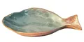 Produktbild: Ib Laursen Servierschale Ib Laursen - Schale Ocean Blue Fisch Fischform Medium Lang 20 cm Blau, Keramik