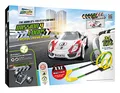 Produktbild: Darda 50255 Rennbahn Set Mission 4 Loops, Autorennbahn Autos, Rennstrecke ca. 6,90 Meter, Bahn mit 4 Loopings, 1 Steilkurve und 1 Rennwagen, Rennauto Spielset für Kinder ab 5 Jahre
