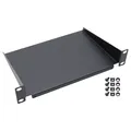 Produktbild: HMF 63399-02 Fachboden für Serverschrank, 10 Zoll, 1 HE, 254 x 150 x 45 mm, Schwarz