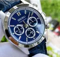 Produktbild: Seiko Chronograph Blue Spirit Herrenuhr Sbtr019 + Box