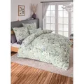 Produktbild: Bettwäsche WÄSCHEPUR Gr. 1, bunt (reseda, bedruckt), B/L: 135cm x 200cm, Mako-Satin, B/L: 80cm x 80cm, 2 Stk., Mako-Satin, 100% Baumwolle, Bettwäsche, Bettwäsche