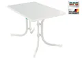 Produktbild: MFG Freizeitmöbel Gartentisch MFG Boulevard-Klapptisch 110x70 cm, weiß/weiß, Wetterfeste Melamin-Platte mit stoßfester Kante