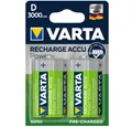 Produktbild: VARTA Mono NiMH Akku Varta Power Play 3000mAh 2er Pack 1,2 Volt Mono D LR20 Akku 3000 mAh (1,2 V)