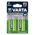 Produktbild: Varta Recharge Accu Power Batterien D 3000 mAh 2 Stück im Blister