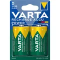 Produktbild: 2x Akku Mono D HR20 1,2V 3000mAh Varta Rechargeable Accu R2U Typ 56720